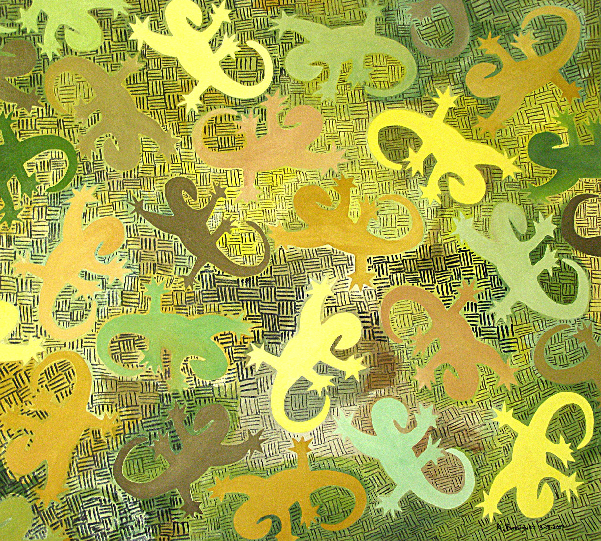 LizardMultiplicityII-8-23-2007oil36x40in..jpg