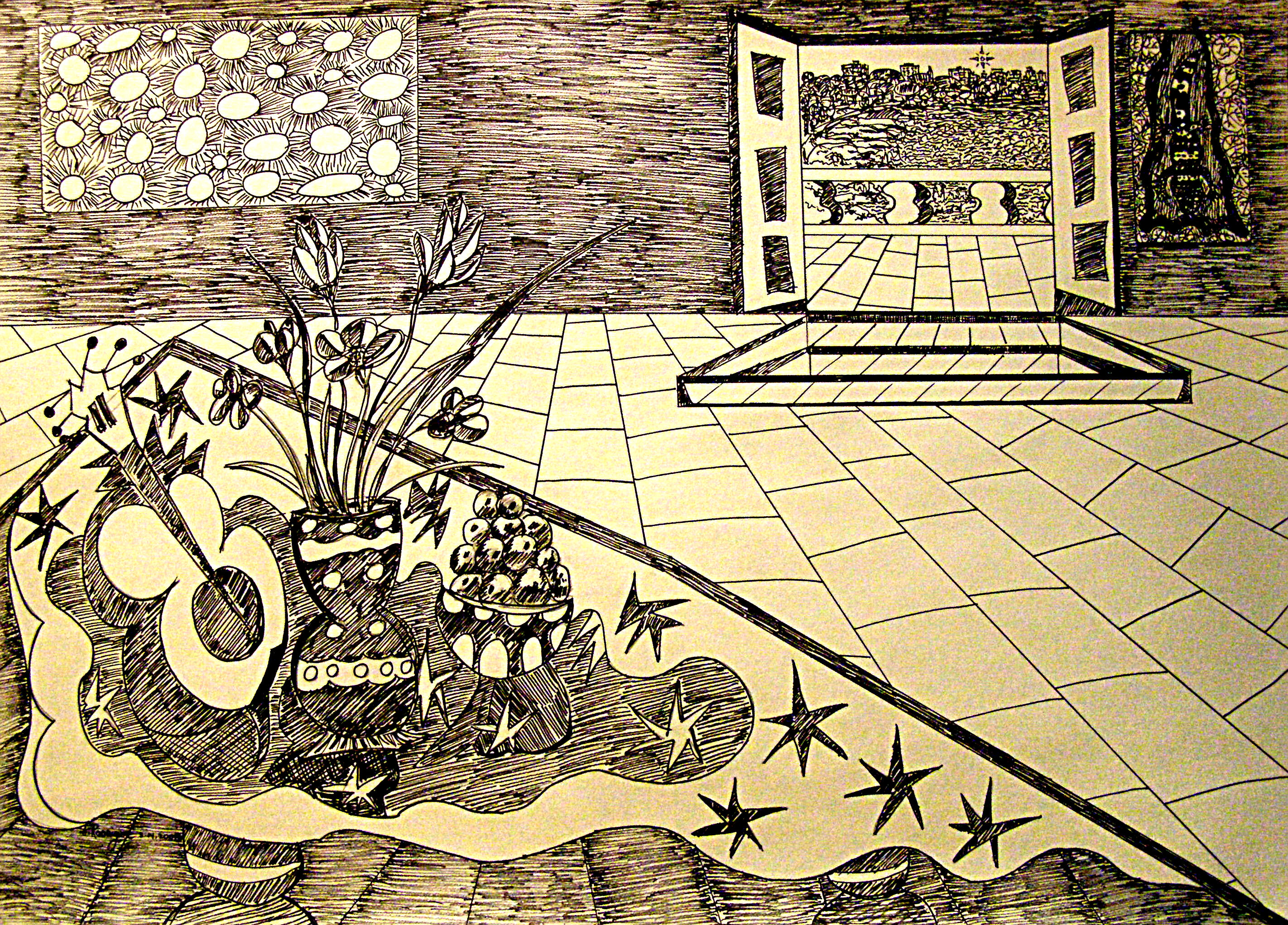 StillLifeWithGilaMonstersI-3-14-2008ink30x42in1.jpg